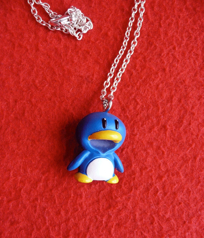 Super Mario 'Penguin Suit' pendant necklace