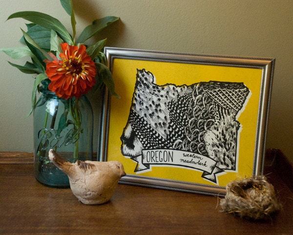 Oregon State Bird 8 x 10 Print