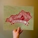Kentucky State Bird- Northern Cardinal 8 x 10 Print