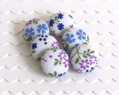 Purple Garden Breeze- 6 Small Buttons