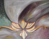 Art Print Falling into You-FREE SHIPPING -  archival limited edition8x12 inches Lotus Flower