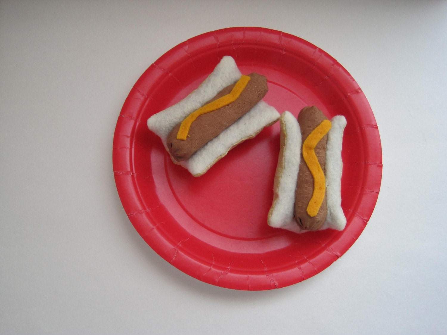 Cat Toys - 2 Hotdog Cat Toys Filled with Organic Catnip - H2