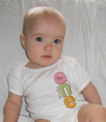 I'm One - 1st Birthday Tee or Bodysuit - Personalized