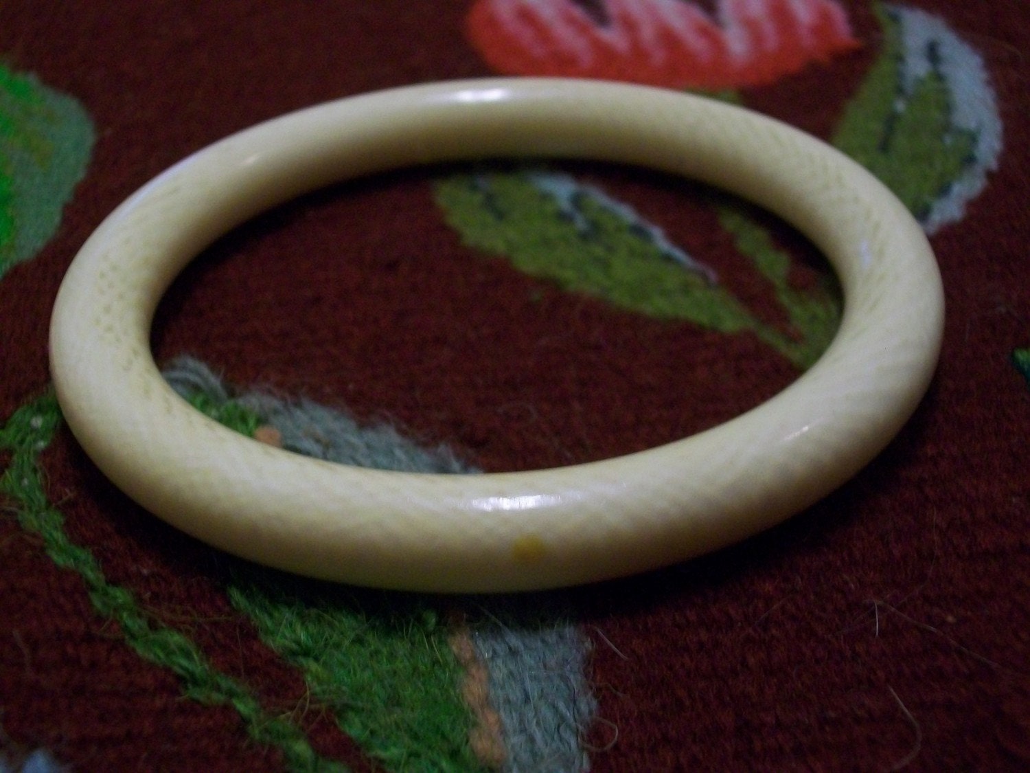 Genuine Vintage PreBan Elephant Ivory Bangle by bombshell1939