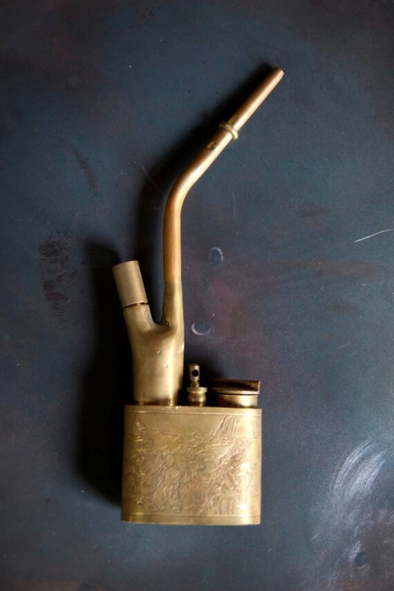 Rare Chinese Water Pipe Free Shipping by ReclaimTheThrone on Etsy