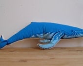 Plush Whale Pillow