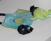 Toddler/Children's Apron- Stegosaurus Applique Reversible