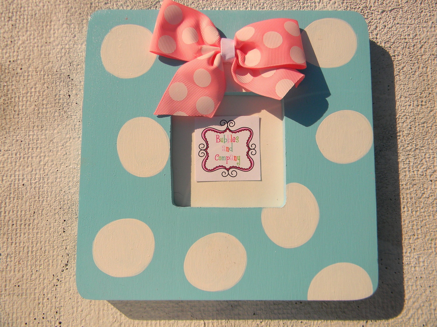 Polka Dots Frames with Big Bows