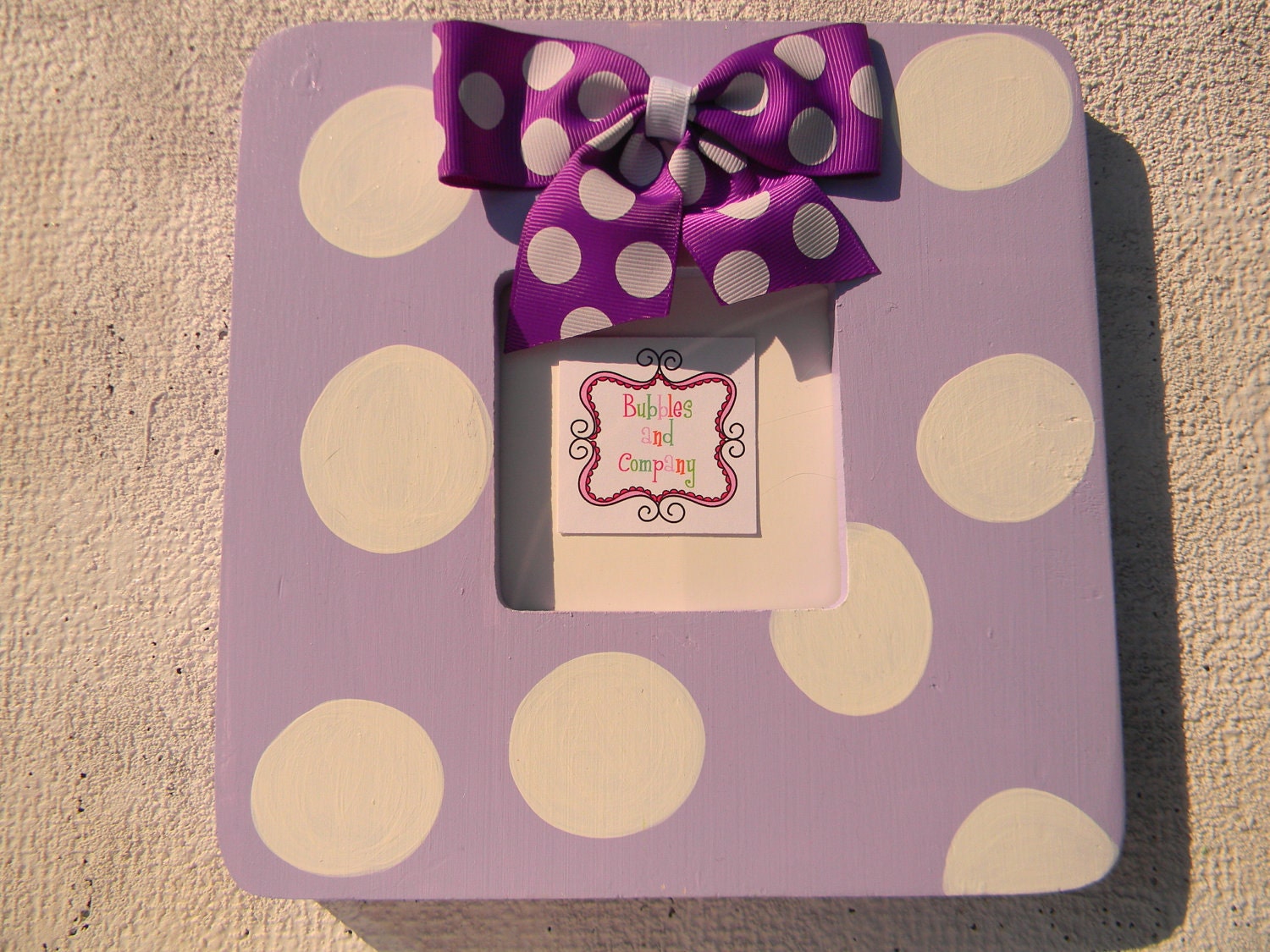 Polka Dots Frames with Big Bows