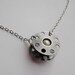 Vintage Bobbin and Pearl Necklace