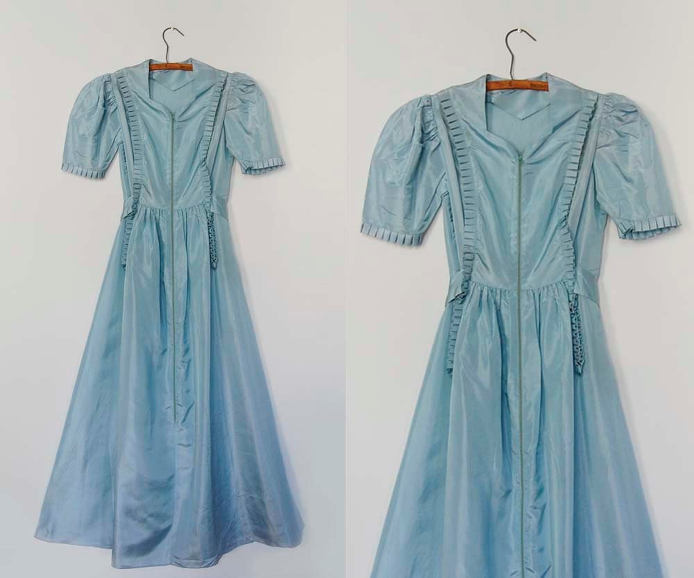 V I  N T A G E 1930's Forget-Me-Knot party frock