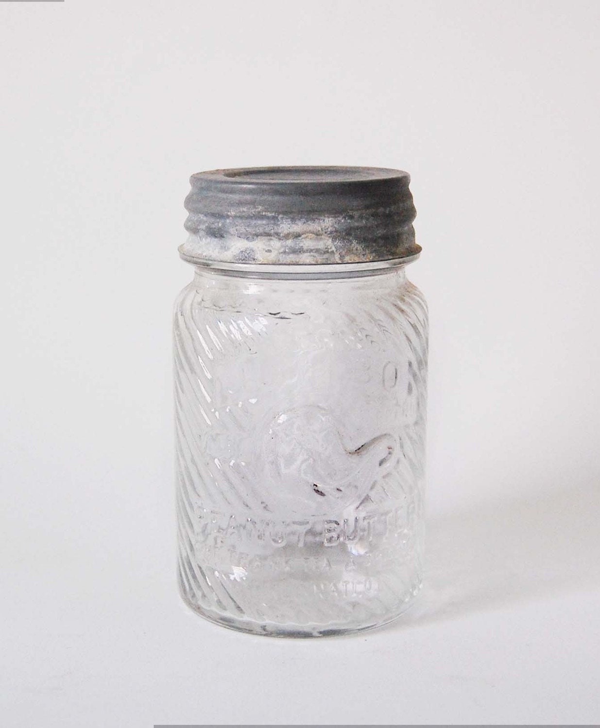 vintage jumbo peanut butter jar by mamaleanne22 on Etsy