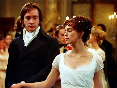 Pride and Prejudice Movie Ball gown white reproduction of Kiera Knightley Elizabeth Bennet Wedding Dress