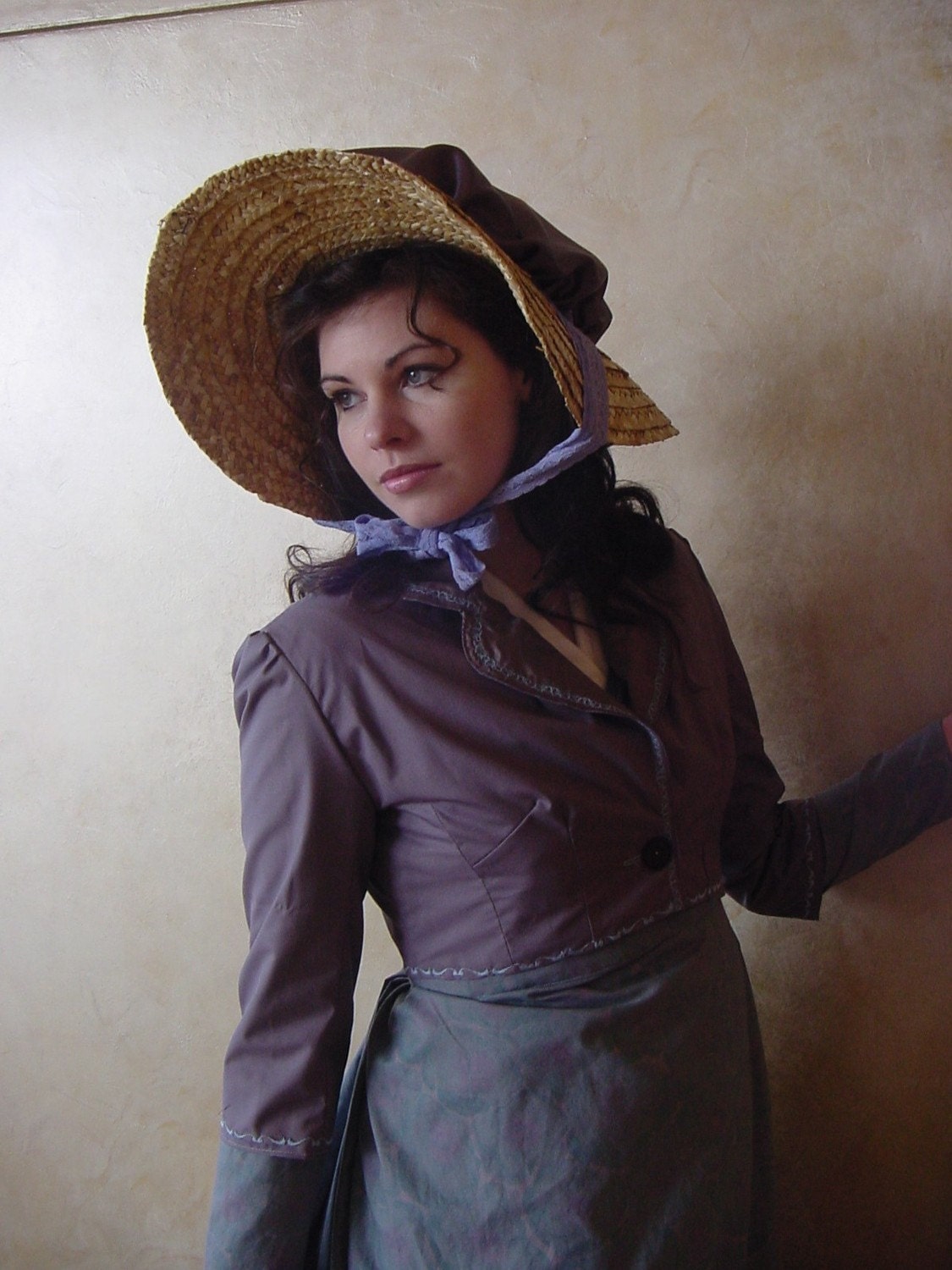 The Charlotte A large brimmed puffed crown CUSTOM hat