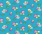 Michael Miller, Retro Mushrooms in Caribbean,1 yard