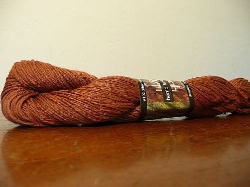 AllHemp6 knitting yarn - Hemp for Knitting - DK (cinnamon)