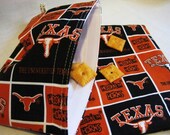 Texas Longhorns Sandwich and Snack Bag Set, Reusable
