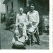 Pouting Little Boy With Grandparents Vintage 1930s 1940s Photo Snapshot Pout Angry Face Cute Photograph