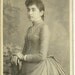 1880s Bustle Dress Thwaites Antique CDV Studio Portrait Photo Victorian Ball Gown Woman Lady Photograph