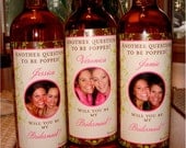 Private Listing for idodancerina122 Bridal Party Gifts - Custom Bridesmaid Wine Labels for each member of your Bridal Party