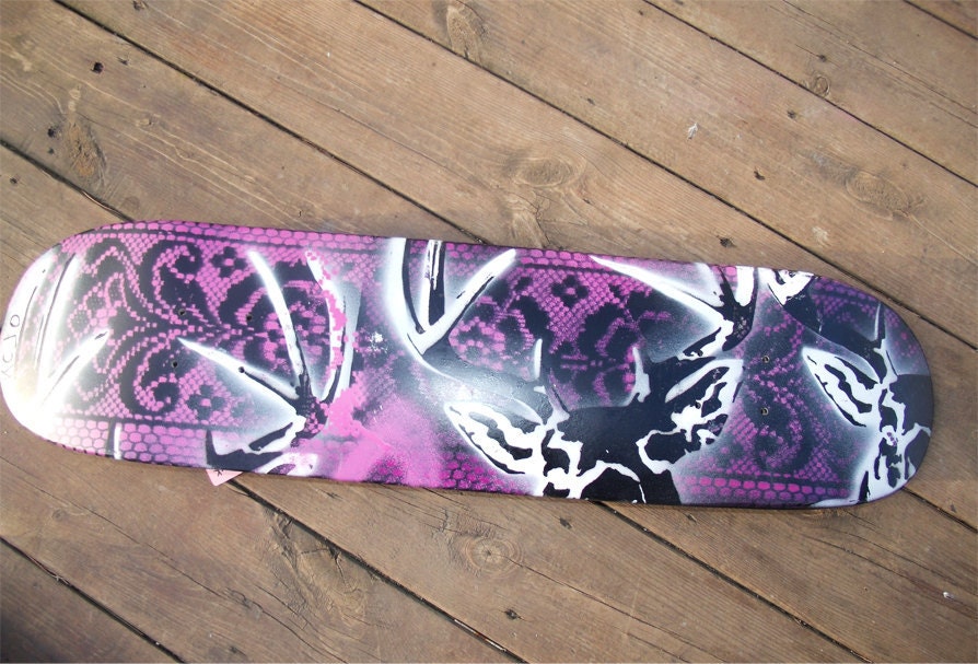 Skateboard Deck, RIDE or HANG, Deer Art