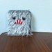 Large Shaggy Gray Monster Travel Wallet