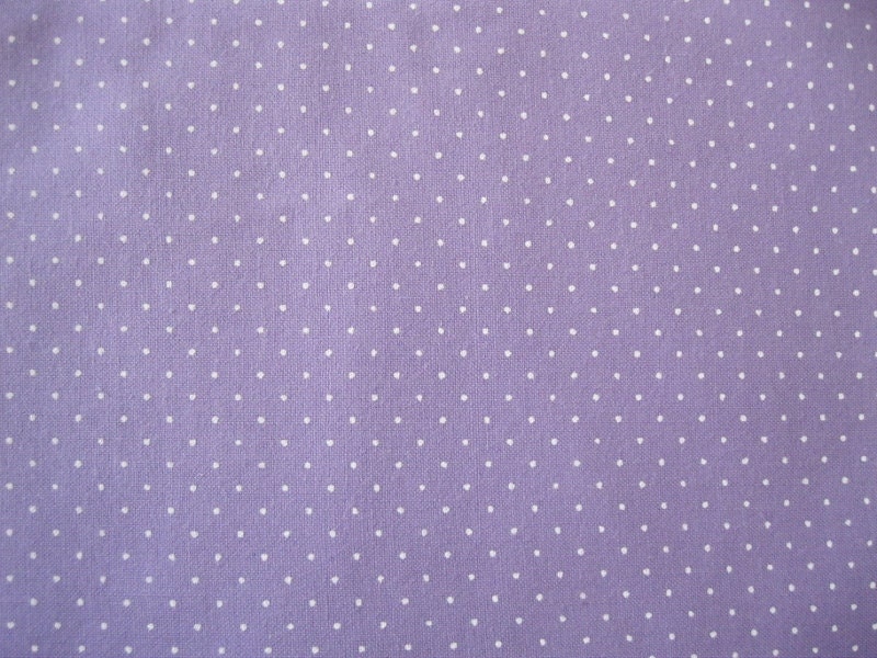 1/2 Yard Cotton Fabric Dotted Swiss in Lavender by loftremnants