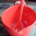 RETRO red MELAMINE WARE set