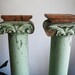 RESERVED BELLA BORDELLO Victorian carved Ionic columns- architectural salvage