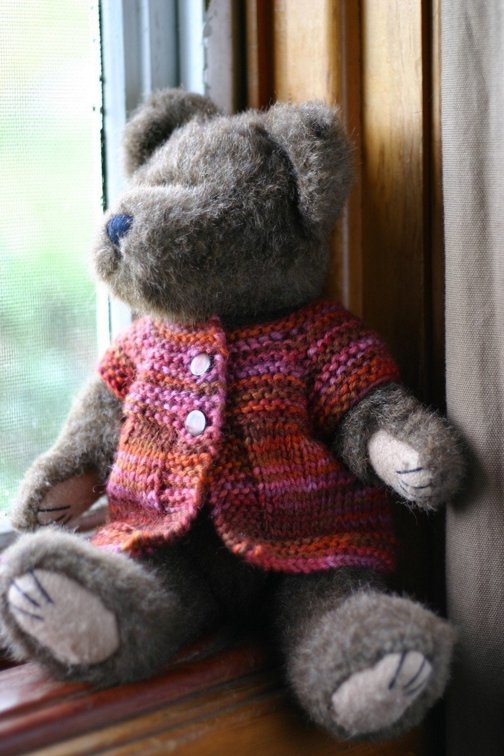 KNITTING PATTERN - Luna Sweater - Seamless Doll Cardigan