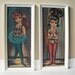 Eden Print - Big Eyed Harlequin Ballerina Girls - Framed Prints