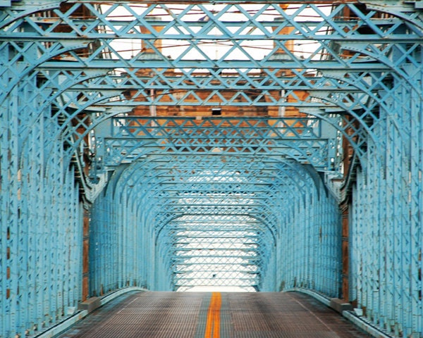 John Roebling Bridge Photograph Photograph titled Freedom -- 8x10 original fine art photograph