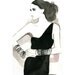 Watercolor Fashion Illustration - Halston Girl print