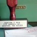 return address stamp - simple - custom calligraphy
