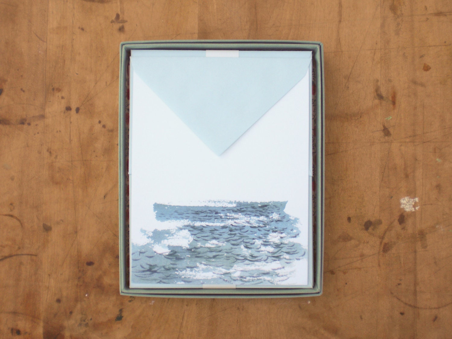 Boxed Correspondence Set // LAKE GEORGE // 100% cotton writing sheets