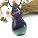 Fluorite Fertility Goddess Necklace - Fertility Necklace - Mothers Necklace