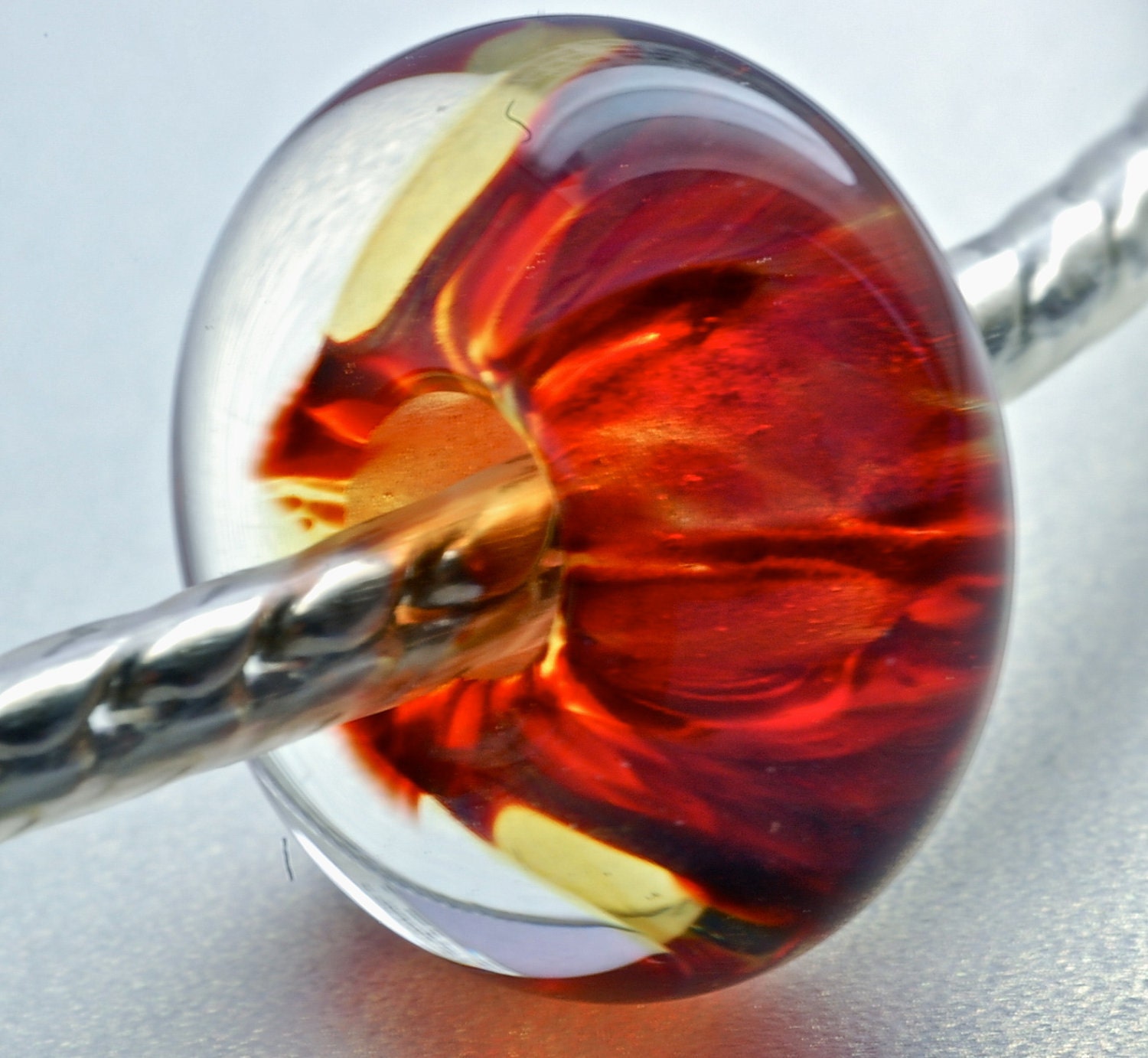 sale beads handmade glass lampwork large hole bead designed to fit Trollbeads, Biagi size bracelets Topkapi