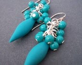 La Mer Spike and Cluster Earrings