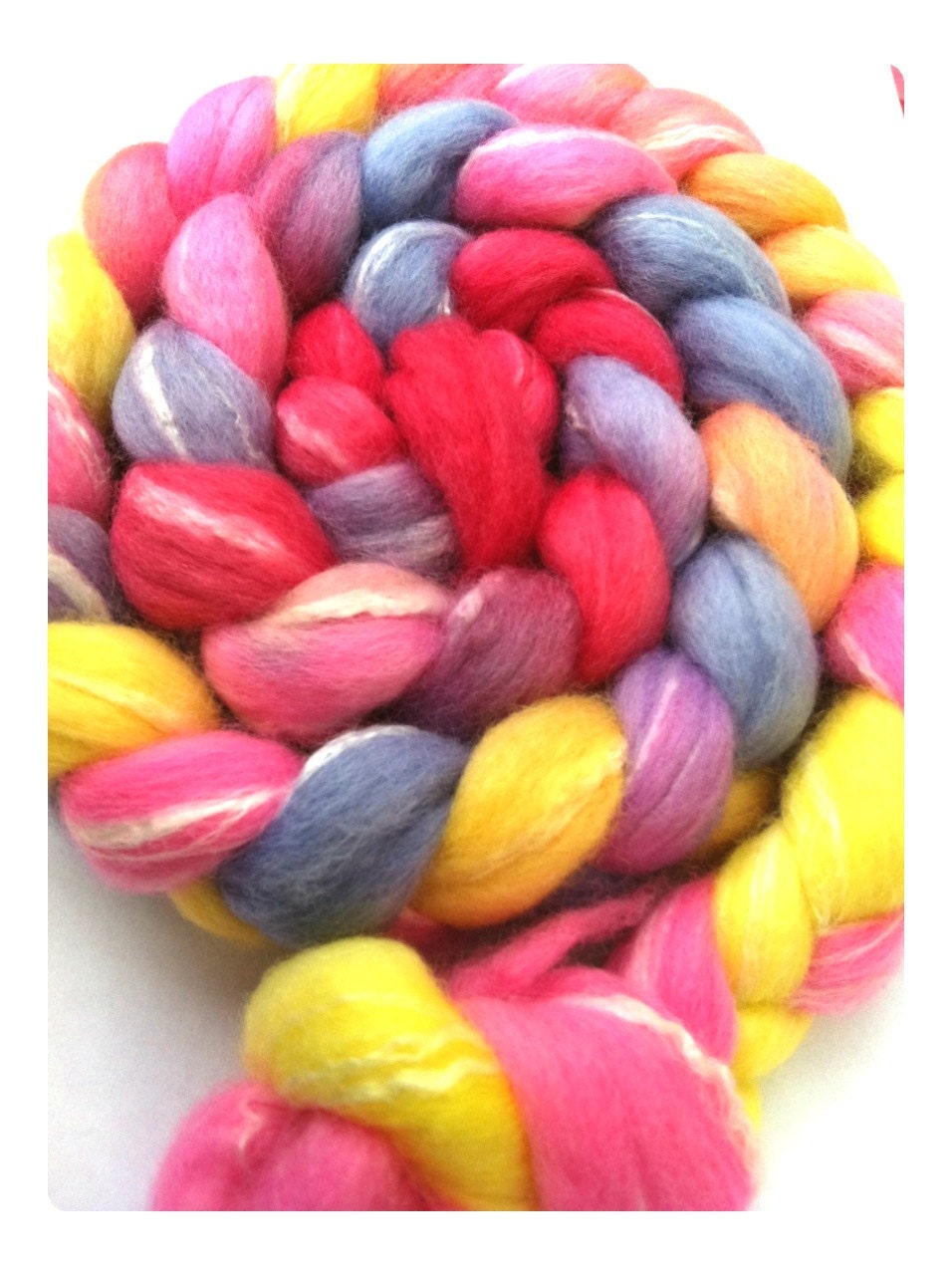 Wool Roving - DAIRY QUEEN Bamboo & Merino