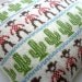 35cm Knitted Lambswool Cowboy Pattern Cushion