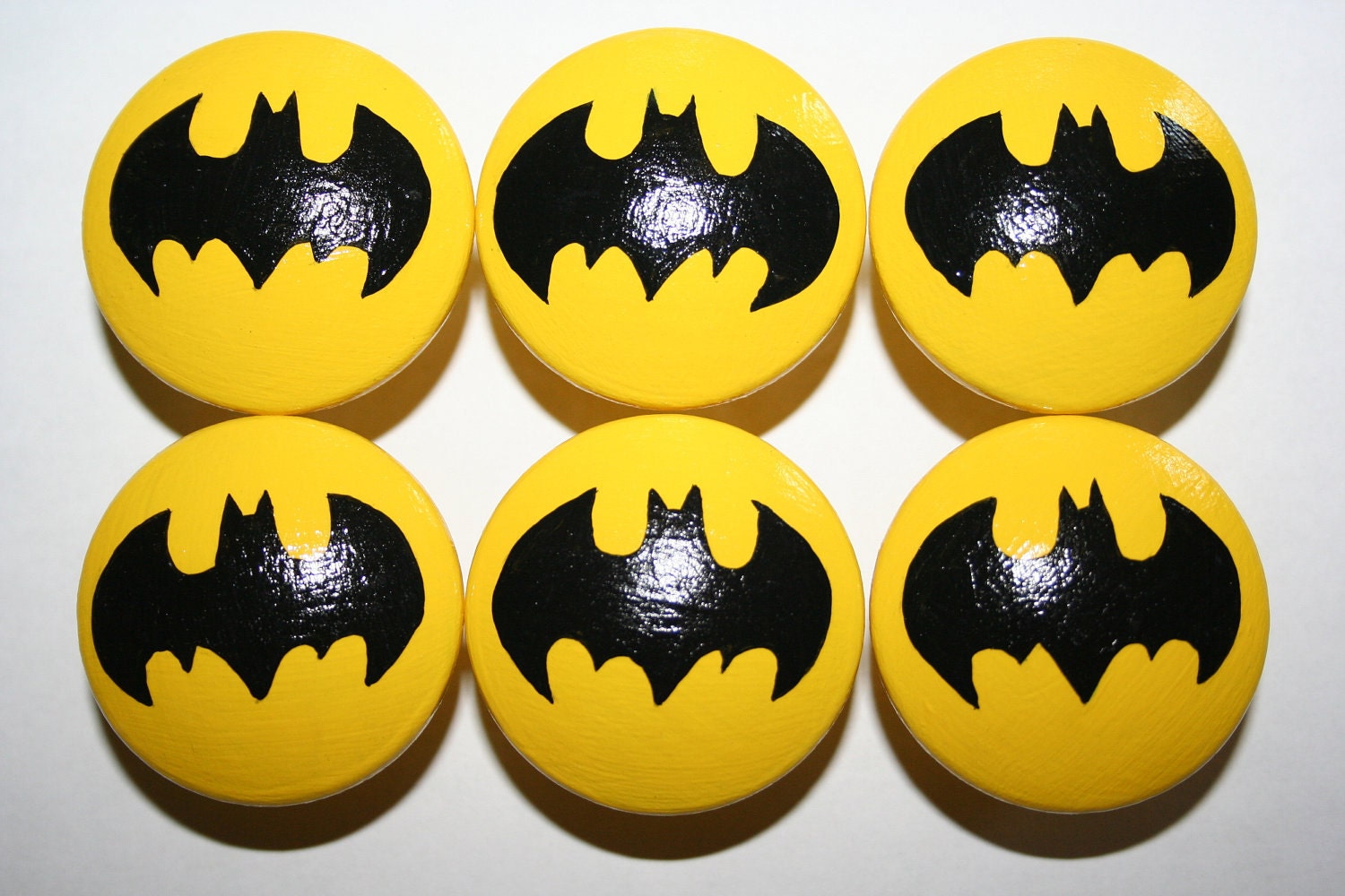 ONE Batman Knob- Matches Pottery Barn Batman Bedding