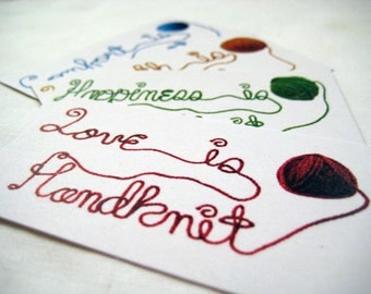 Good Intentions Knit Cards - Mixed Pack - Love, Happiness, Warmth, Comfort