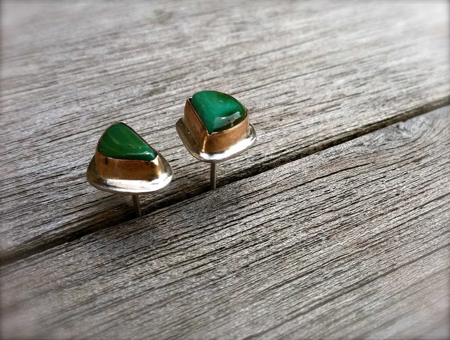 Turquoise Gold Posts