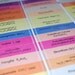 Chemistry Crayon Labels - set of 48