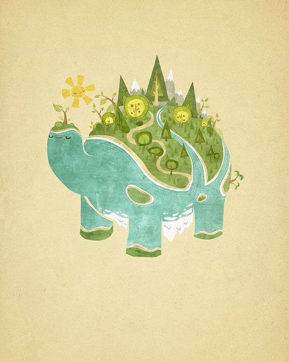 Living Earth - Love Your Planet 8 x 10 Print