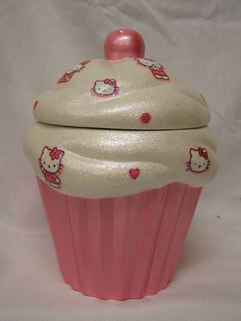 Precious Hello Kitty Cupcake Jar