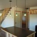 Repurposed Glass Insulator Pendant Light with Black Canopy and Cord