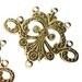 6 bronze earring chandeliers jewelry pendants components 37mm 33mm MWA