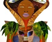 ALCHEMY 8"x10" Art Print Star Collage.  FREE SHIPPING