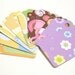 Gift Tag 10 Purple Brown Green Yellow